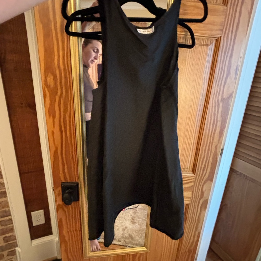 Black mini dress